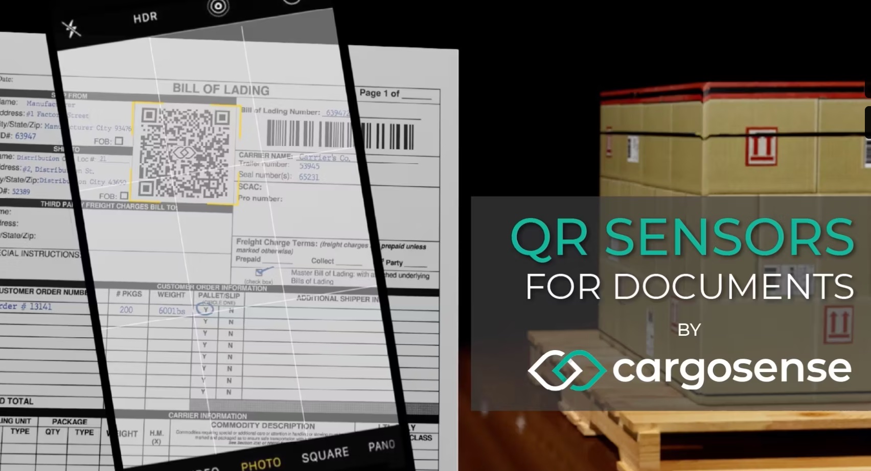 QR Sensors for Documents by CargoSense